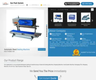 Sunpacksystem.co.in(Sun Pack System) Screenshot