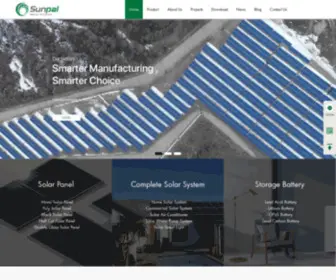 Sunpal-Solar.com(China Solar Panel) Screenshot