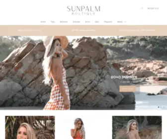 Sunpalmboutique.com.au(Sunpalm Boutique) Screenshot