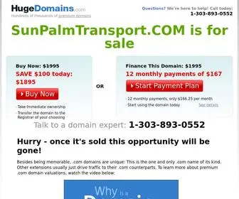 Sunpalmtransport.com(Shop for over 300) Screenshot