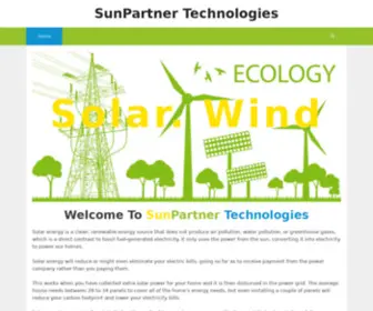 Sunpartnertechnologies.com(SunPartner Technologies. Solar energy) Screenshot