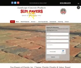 Sunpavers.com Screenshot