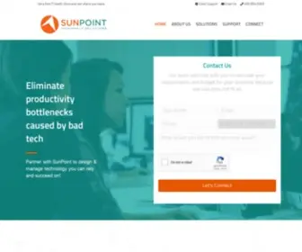 Sunpointit.com(SF Bay Area IT Support) Screenshot