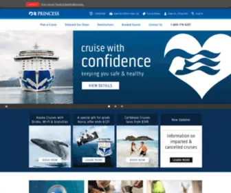 Sunprincess.com(Princess Cruises) Screenshot