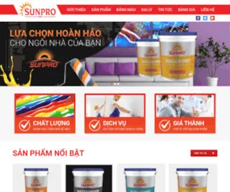 Sunpro.com.vn(Sơn SUNPRO) Screenshot