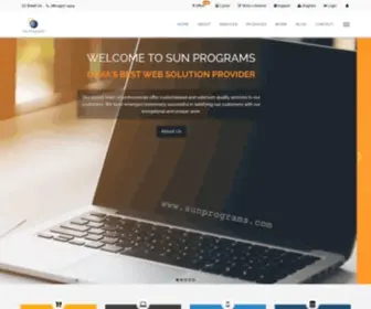 Sunprograms.com(Website development company) Screenshot