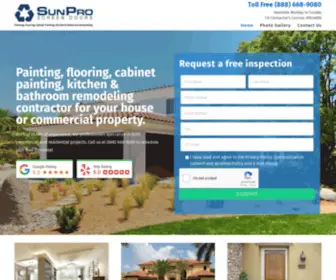 Sunproscreendoors.com(Painting Contractors & Commercial and House Painters) Screenshot