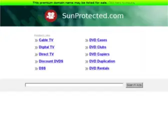 Sunprotected.com(Sunprotected) Screenshot