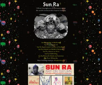 Sunra.com(Sun Ra) Screenshot