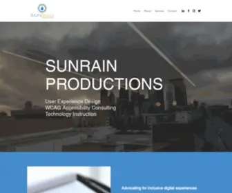 Sunrainproductions.com(SunRain Productions) Screenshot