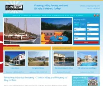 Sunrayproperty.com(Turkish Property to Buy and Rent) Screenshot