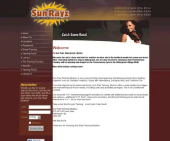 Sunrayz.ca(Sun Rayz Tanning Studios) Screenshot