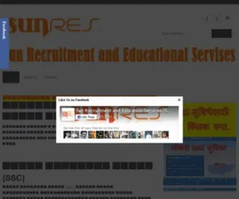 Sunresindia.com(Sun Recruitment and Educational Services (SunRES)) Screenshot