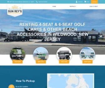 Sunreysbeachrentals.com(Your Source For Beach Rentals in Wildwood) Screenshot