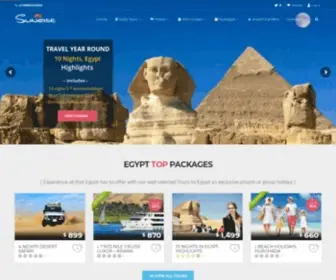 Sunrise-Tours.co.uk(Sunrise Tours Your Gate to Egypt) Screenshot