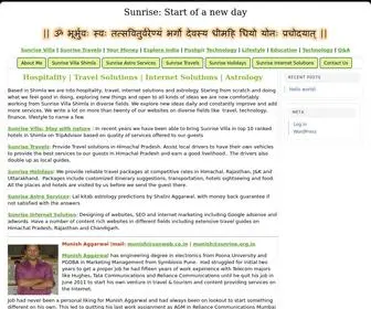 Sunrise.org.in(Sunrise Group Shimla) Screenshot
