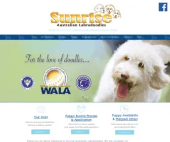 Sunriseaustralianlabradoodles.com(Labradoodle Puppies) Screenshot