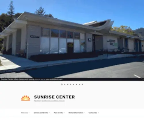 Sunrisecenter.org(Sunrise Center) Screenshot