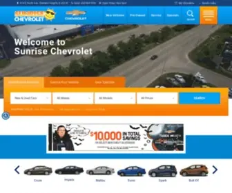 Sunrisechevrolet.com(Sunrise Chevrolet®) Screenshot