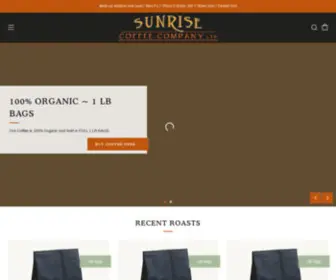 Sunrisecoffeecompany.com(Sunrise Coffee Company) Screenshot