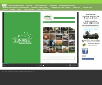 Sunrisecostarica.com(Materiales y acabados para la construcción) Screenshot