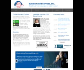 Sunrisecreditservices.net(Sunrise Credit Services) Screenshot