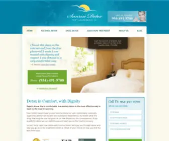 Sunrisedetoxftlauderdale.com(Florida Detox Center in Fort Lauderdale) Screenshot