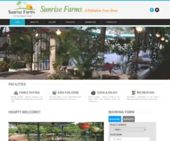 Sunrisefarm.in(Sunrise Farm) Screenshot