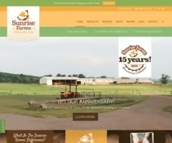 Sunrisefarm.net(All Natural Meats & Non) Screenshot