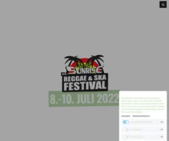 Sunrisefestival.de(Reggae Festival) Screenshot