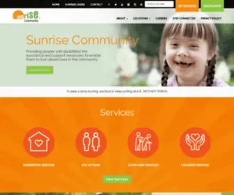 Sunrisegroup.org(Sunrise Community mission) Screenshot