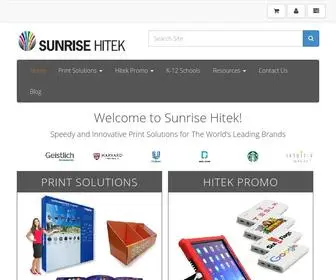 Sunrisehitek.com(Chicago Color Printing) Screenshot