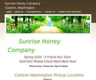 Sunrisehoney.com(Sunrise Honey Company Clayton) Screenshot