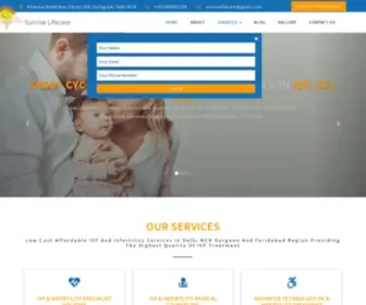 SunriseivFgurgaon.com(Low Cost IVF Treatment With The Best IVF Clinic in Gurgaon) Screenshot