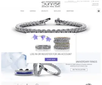 Sunrisejewelry.net(Sunrise Jewelry Mfg Corp) Screenshot