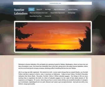 Sunriselabradors.com(Sunrise Labradors) Screenshot