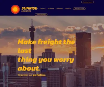 Sunriselogistics.net(Sunrise Logistics) Screenshot