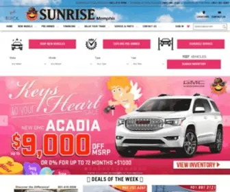 Sunrisememphis.com(Sunrise Automotive Group in Memphis TN) Screenshot