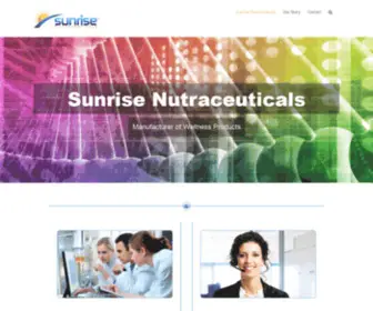 Sunrisenutraceuticals.com(Sunrisenutraceuticals) Screenshot