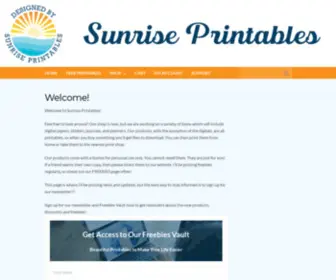 Sunriseprintables.com(High Quality Printables at Reasonable Prices) Screenshot