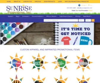 Sunrisepromo.com(Sunrise Promotions) Screenshot