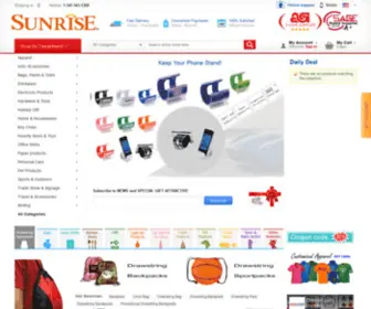 Sunrisepromos.com(Sunrise Imprinted Promotional Products) Screenshot