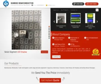 Sunrisesemiconductor.in(SUNRISE SEMICONDUCTOR) Screenshot