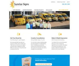 Sunrisesigns.com(Sunrise Signs) Screenshot