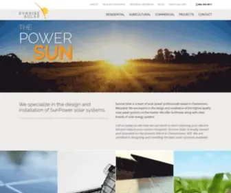 Sunrisesolarmd.com(Sunrise Solar) Screenshot