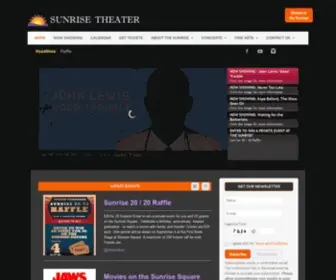 Sunrisetheater.com(Sunrise Theater) Screenshot