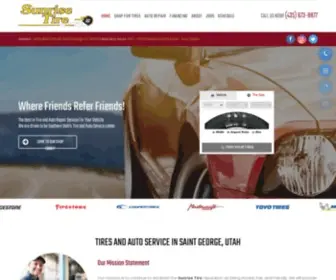 Sunrisetire.com(Auto Services) Screenshot