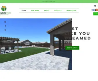 Sunriseturfco.com(Gilbert Az Landscaping Company) Screenshot