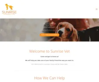 Sunrisevet.ca(Sunrise Veterinary Clinic) Screenshot
