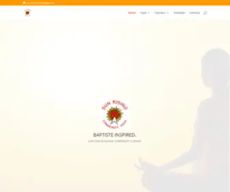 Sunrisingyoga.ca(Baptiste Inspired Community Yoga l Rossland) Screenshot